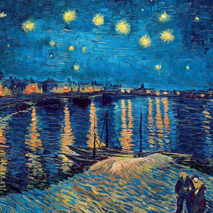 The Starry Night Over The Rhone by Vincent Van Gogh 1000-Piece Puzzle
