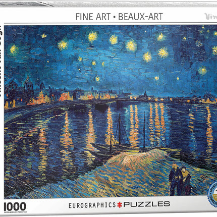 The Starry Night Over The Rhone by Vincent Van Gogh 1000-Piece Puzzle