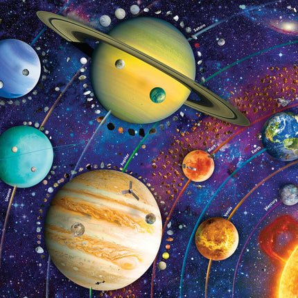 Planets of the Solar System 1000-Piece Puzzle Puzzle
