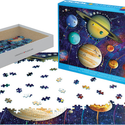 Planets of the Solar System 1000-Piece Puzzle Puzzle
