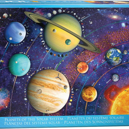 Planets of the Solar System 1000-Piece Puzzle Puzzle