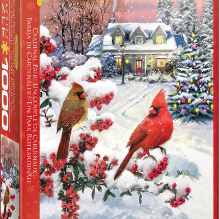 Cardinal Pair 1000-Piece Puzzle Puzzle