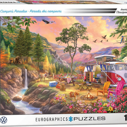 Camper's Paradise 1000-Piece Puzzle Puzzle