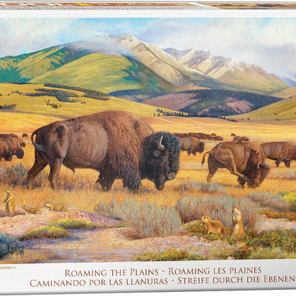 Roaming the Plains by Hayden Lambson 1000-Piece Puzzle Puzzle