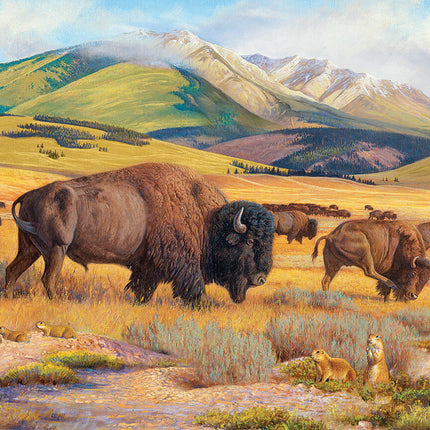 Roaming the Plains by Hayden Lambson 1000-Piece Puzzle Puzzle