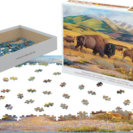 Roaming the Plains by Hayden Lambson 1000-Piece Puzzle Puzzle