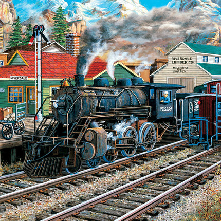 The Old Depot Station by Ken Zylla 1000-Piece Puzzle Puzzle