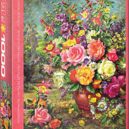 Flower Bouquet 1000-Piece Puzzle Puzzle