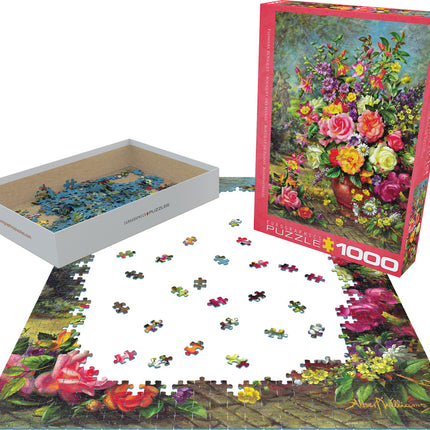 Flower Bouquet 1000-Piece Puzzle Puzzle