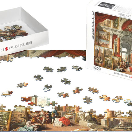 Gallery Views of Modern Rome by Giovanni Paolo Pannini 1000-Piece Puzzle