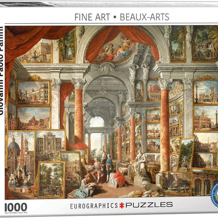 Gallery Views of Modern Rome by Giovanni Paolo Pannini 1000-Piece Puzzle