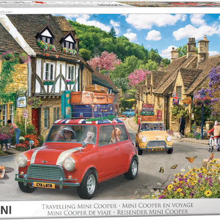 Traveling Mini Cooper by Leanne Katie 1000-Piece Puzzle