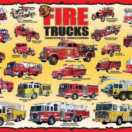 Fire Trucks 100-Piece Puzzle