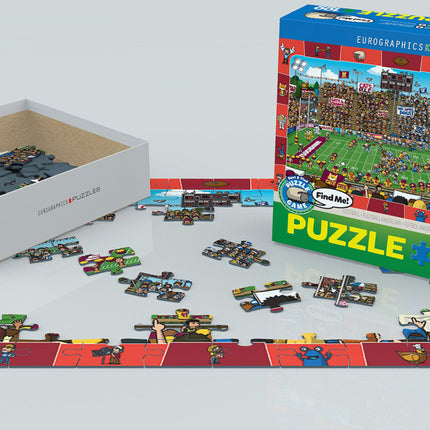 Football - Spot  and Find 100-Piece Puzzle