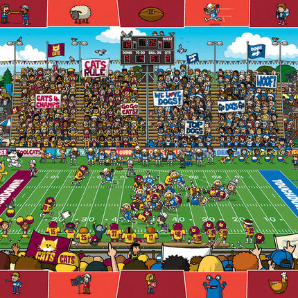 Football - Spot  and Find 100-Piece Puzzle