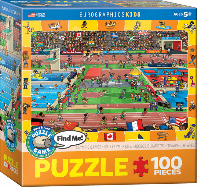 Olympics - Spot  and Find 100-Piece Puzzle