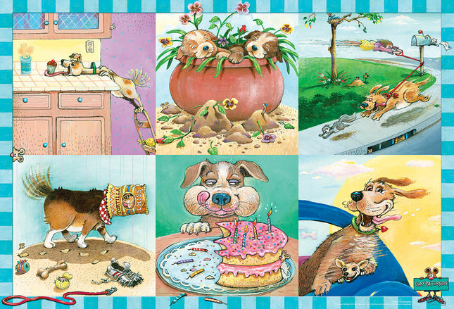 Puppy Trouble by Gary Patterson 100-Piece Puzzle