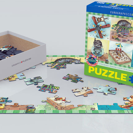 Kitten Trouble by Gary Patterson 100-Piece Puzzle