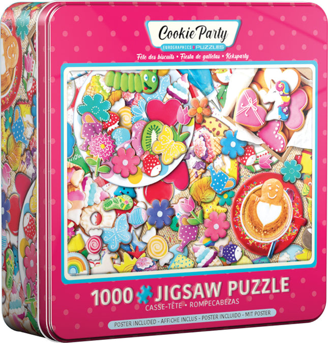 Cookie Party Tin 1000-Piece Puzzle