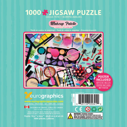 Makeup Palette Tin 1000-Piece Puzzle