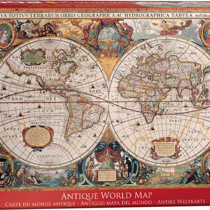 Antique World Map 2000-Piece Puzzle