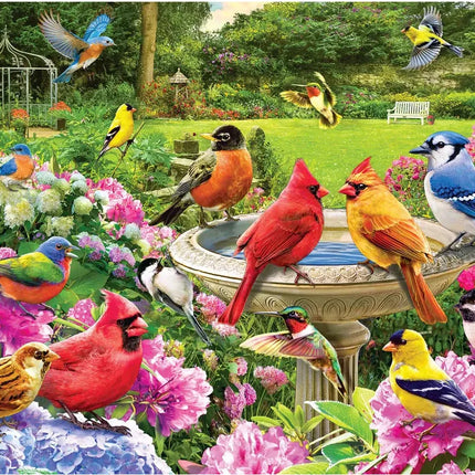 Bird Gathering by Greg Giordano (aka Garden Birds) 2000-Piece Puzzle
