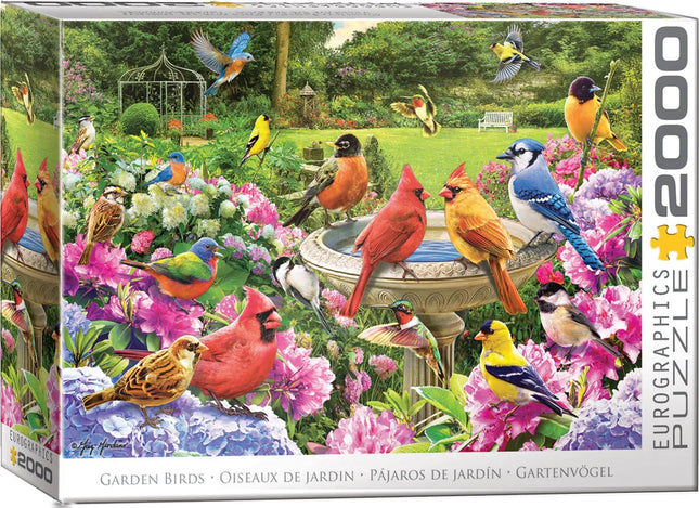 Bird Gathering by Greg Giordano (aka Garden Birds) 2000-Piece Puzzle