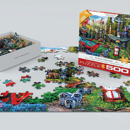 Totem Dreams by Jason Taylor 500-Piece Puzzle