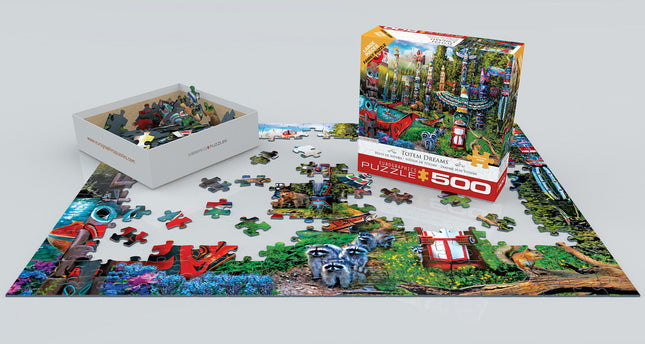 Totem Dreams by Jason Taylor 500-Piece Puzzle