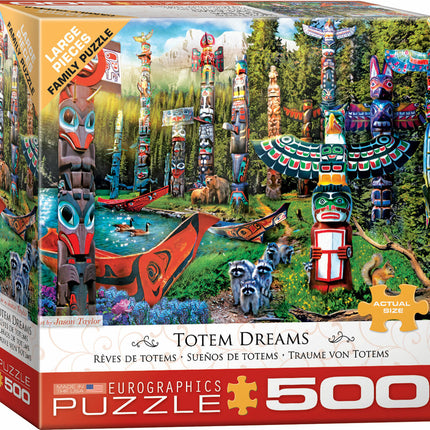 Totem Dreams by Jason Taylor 500-Piece Puzzle