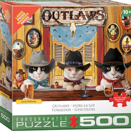 Outlaws by Lucia Heffernan 500-Piece Puzzle