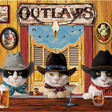Outlaws by Lucia Heffernan 500-Piece Puzzle