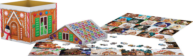 Gingerbread House Tin 550-Piece Puzzle