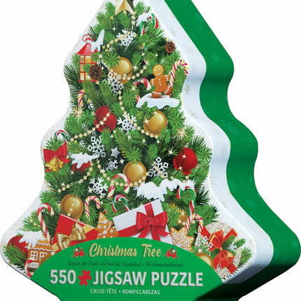 Christmas Tree Tin 550-Piece Puzzle