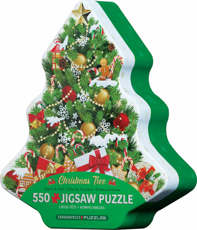 Christmas Tree Tin 550-Piece Puzzle
