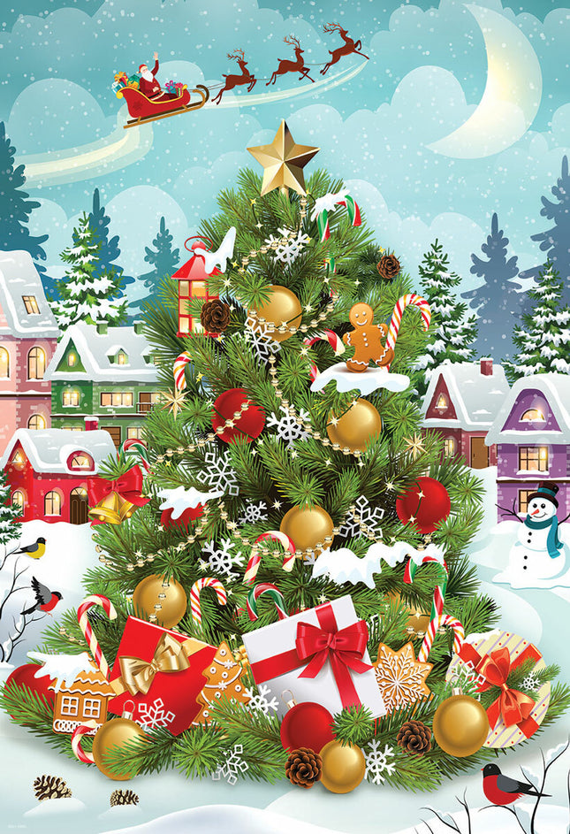 Christmas Tree Tin 550-Piece Puzzle