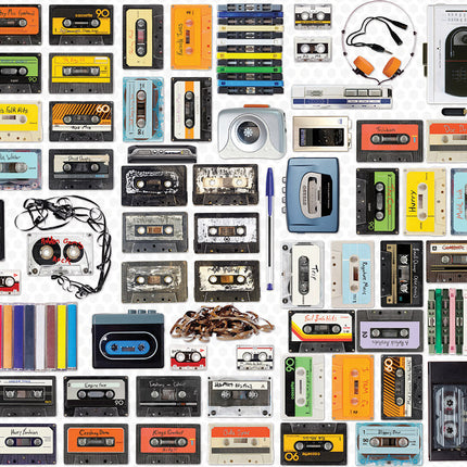 Cassette Player Shaped Tin 550-Piece Puzzle