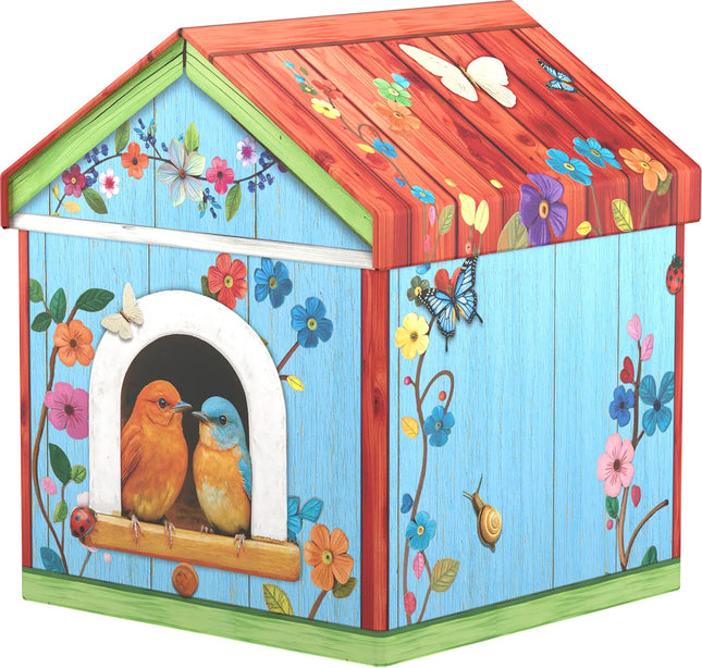 Birdhouse Shaped Tin 550-Piece Puzzle