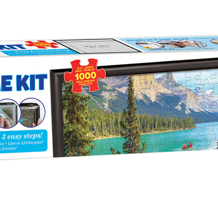 Easy Frame Assembly Kit in Box - Black Aluminum (Smart Puzzle Accessory)