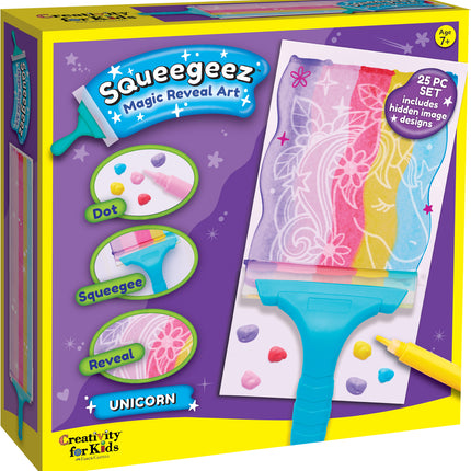 Squeegeez Magic Reveal Art Unicorn CS/6