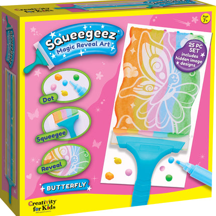 Squeegeez Magic Reveal Art Butterfly CS/6