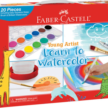 Young Artist Learn to Watercolor
