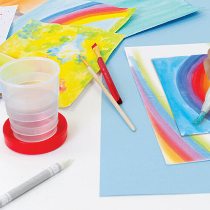 Young Artist Learn to Watercolor