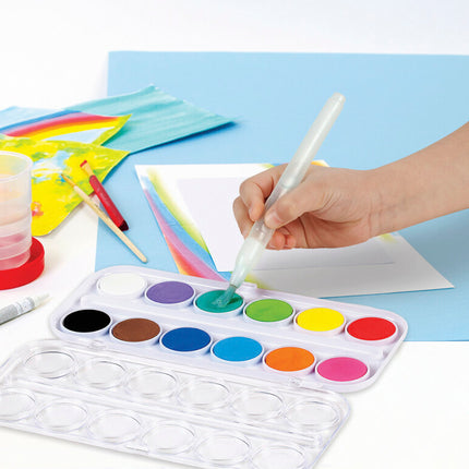 Young Artist Learn to Watercolor