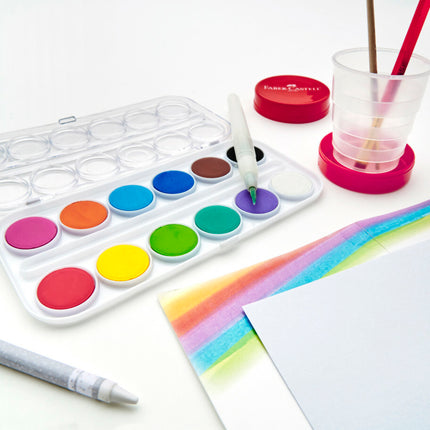 Young Artist Learn to Watercolor