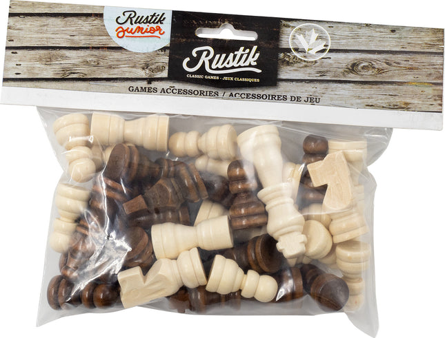 Rustik Wooden Chess Refills - 20 Pcs