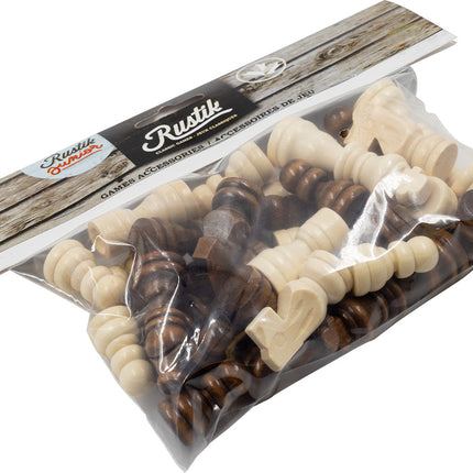 Rustik Wooden Chess Refills - 20 Pcs