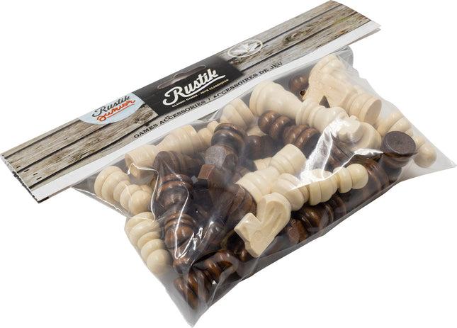 Rustik Wooden Chess Refills - 20 Pcs