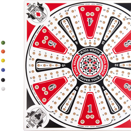 Rustik 6-Player Tock/Pachisi Game