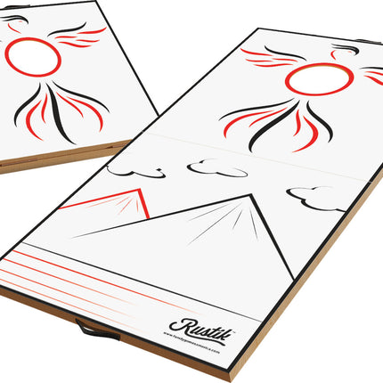 Rustik Foldable Cornhole Backyard Edition